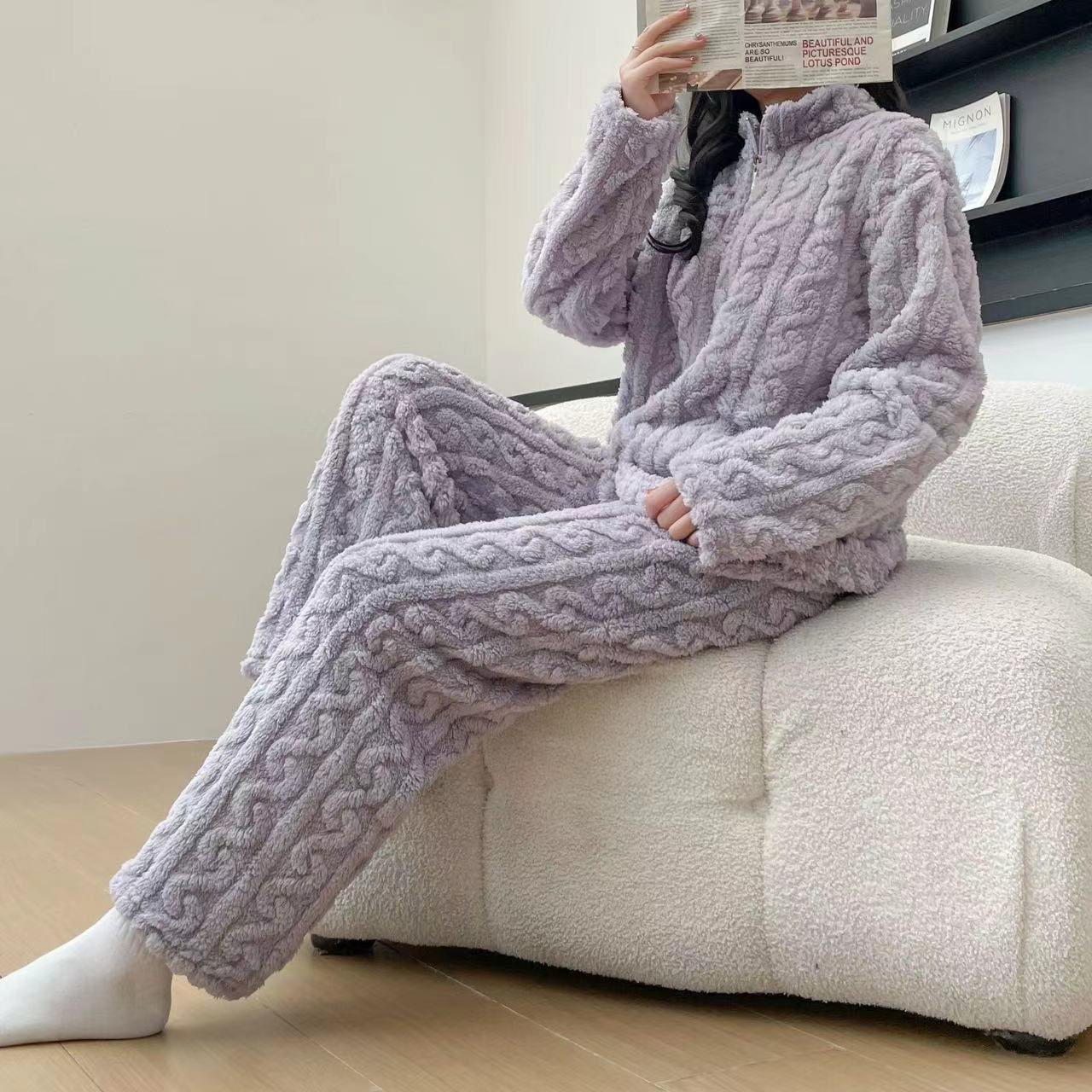Upliv Winter Couple Fleece Pajamas