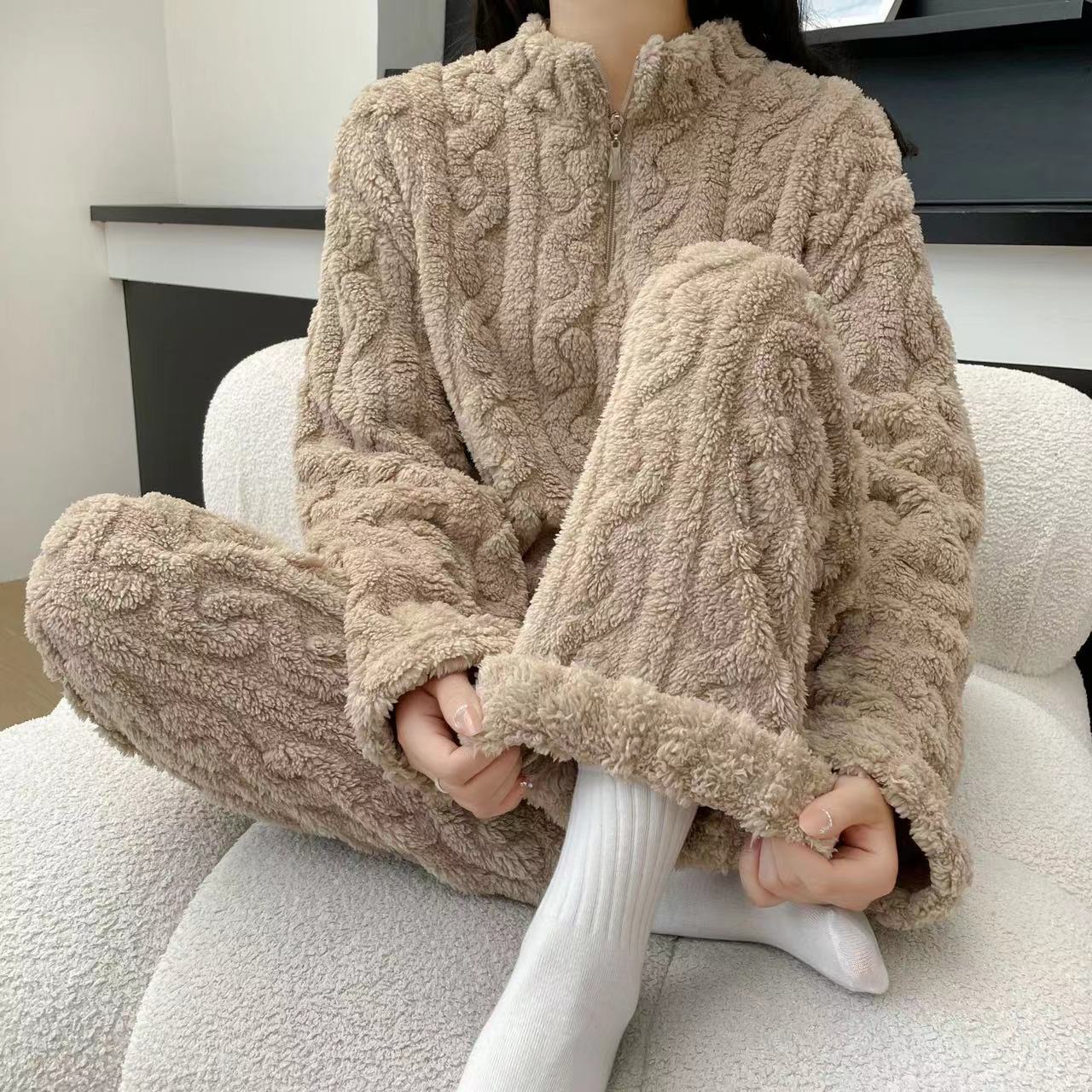 Upliv Winter Couple Fleece Pajamas
