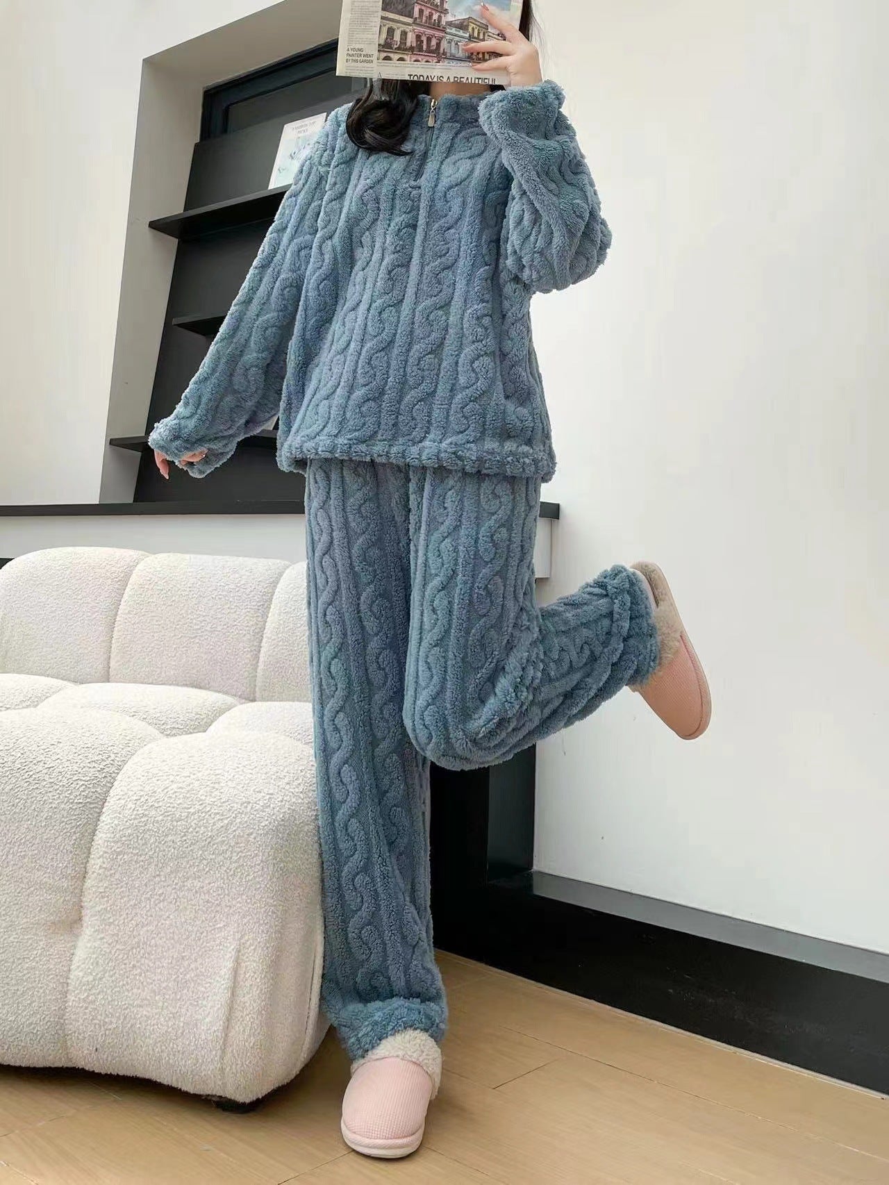 Upliv Winter Couple Fleece Pajamas